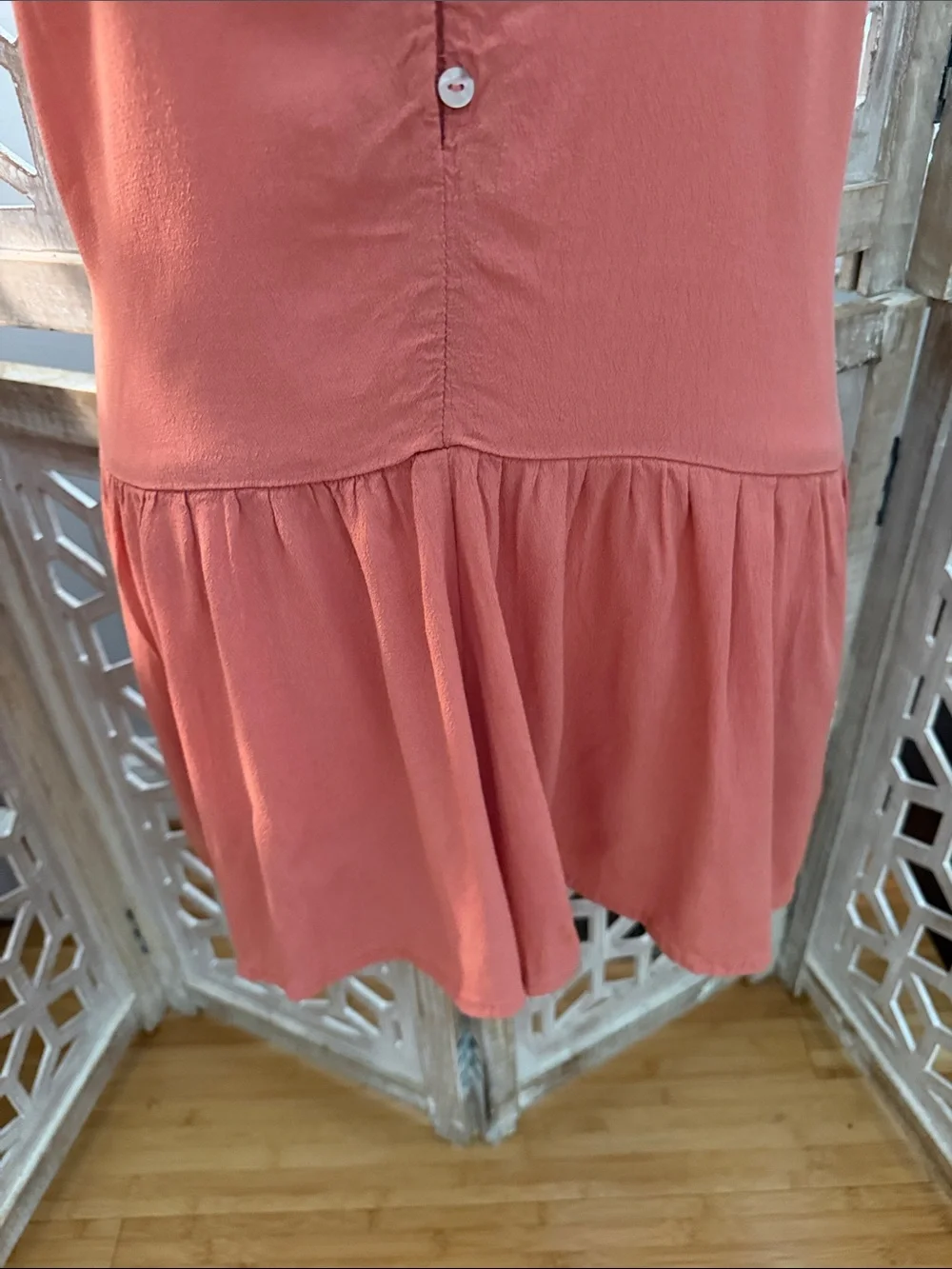 Wild Fable Size Medium Adjustable Strap Romper Orange
